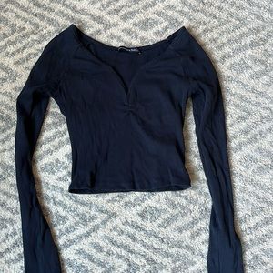 Black Abercrombie long sleeve